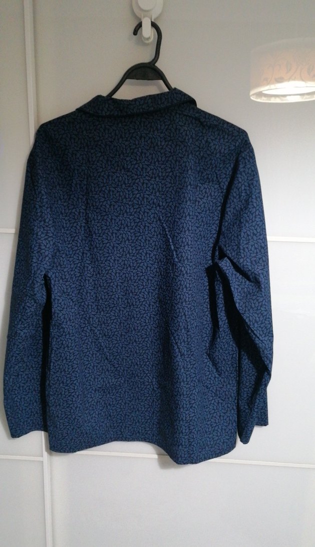 Erkek Lacivert Uzun Kollu Normal Kesim Pijama - Görsel 5