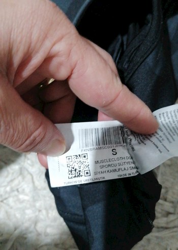 Kamuflaj Desenli Siyah Mini Spor Sütyeni - Görsel 4