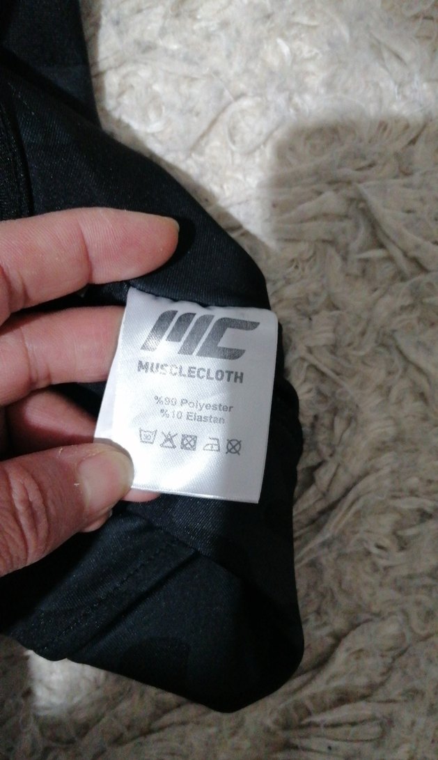 Kamuflaj Desenli Siyah Mini Spor Sütyeni - Görsel 5