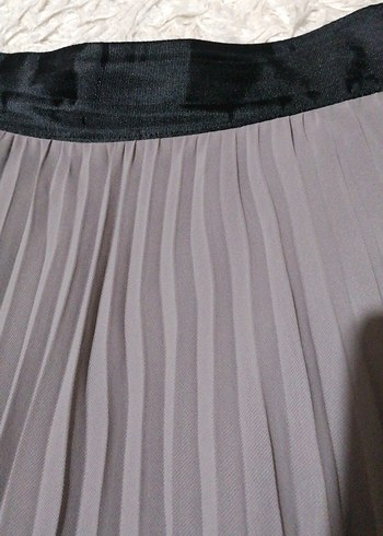 H&M VizonPilili Uzun Kadın Etek