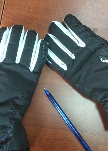 Erkek Gri Biker Kayak Eldiveni Velcro - Görsel 2