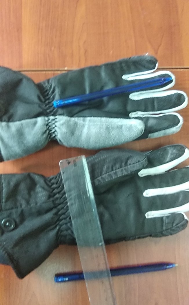 Gri Biker Tarzı Erkek Eldivenleri - Görsel 2