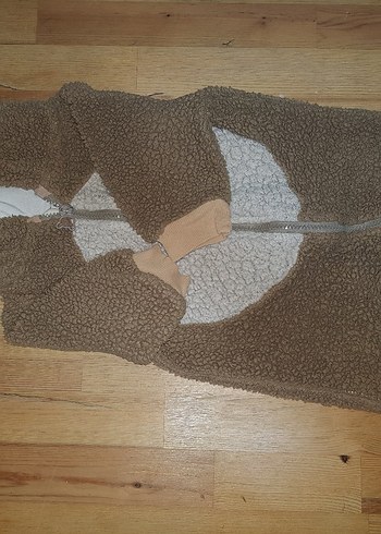 Kahverengi Nakışlı Bebek Tulumu - Görsel 2