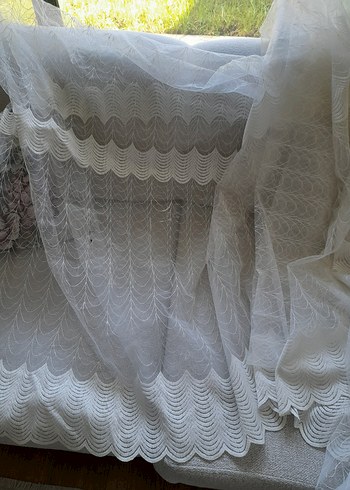 parça tül (dikilmemis) krem
