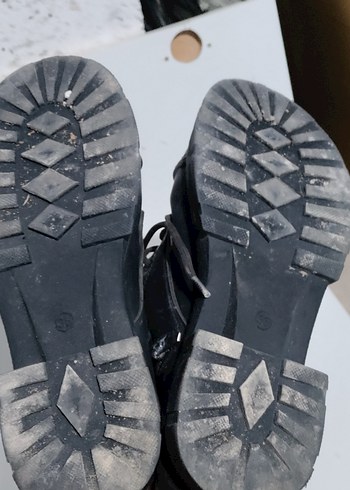 Kadın Siyah Deri Gotik Stiletto Topuklu Bot - Görsel 7