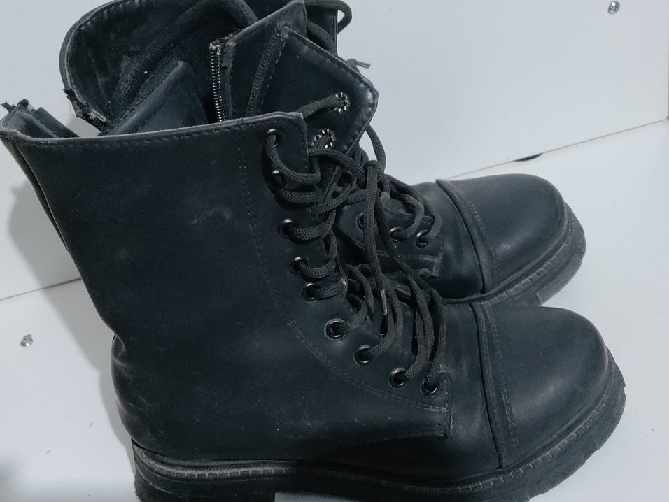 Kadın Siyah Deri Gotik Stiletto Topuklu Bot - Görsel 4