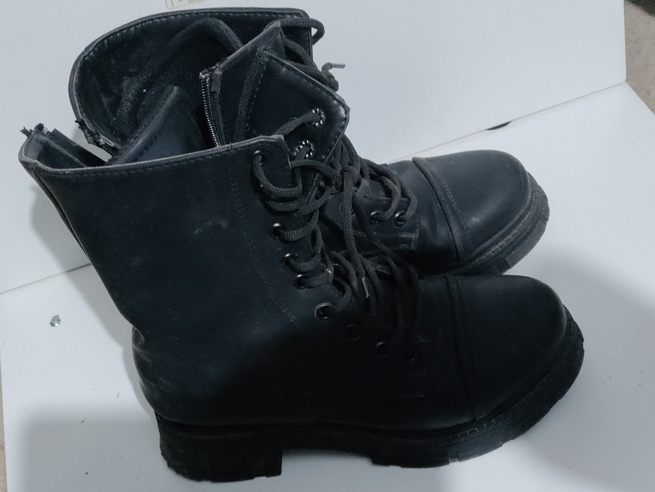 Kadın Siyah Deri Gotik Stiletto Topuklu Bot - Görsel 2