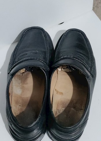 Erkek Siyah Klasik deri Ayakkabı - Görsel 5