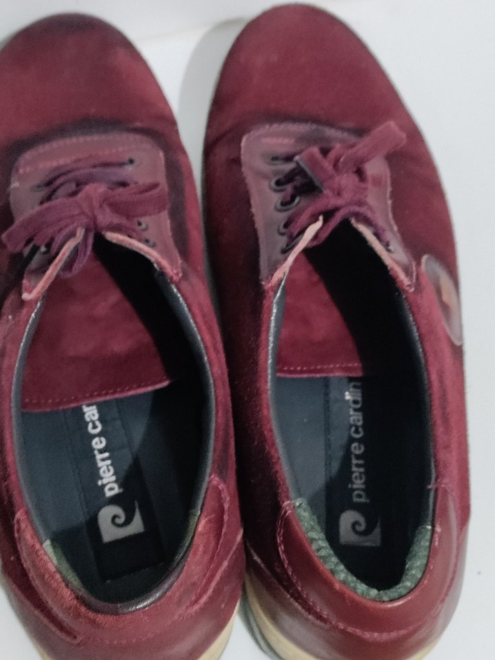 Pierre cardin marka, Bordo Erkek Ayakkabı - Görsel 4
