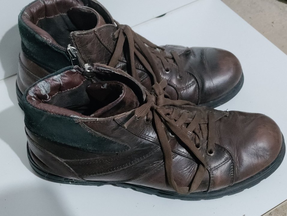 Kahverengi, Deri Erkek Bot - Görsel 4