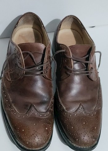 Klasik Kahverengi Deri Erkek Ayakkabısı - Görsel 2