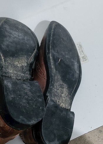 Klasik Kahverengi Deri Erkek Ayakkabısı - Görsel 7