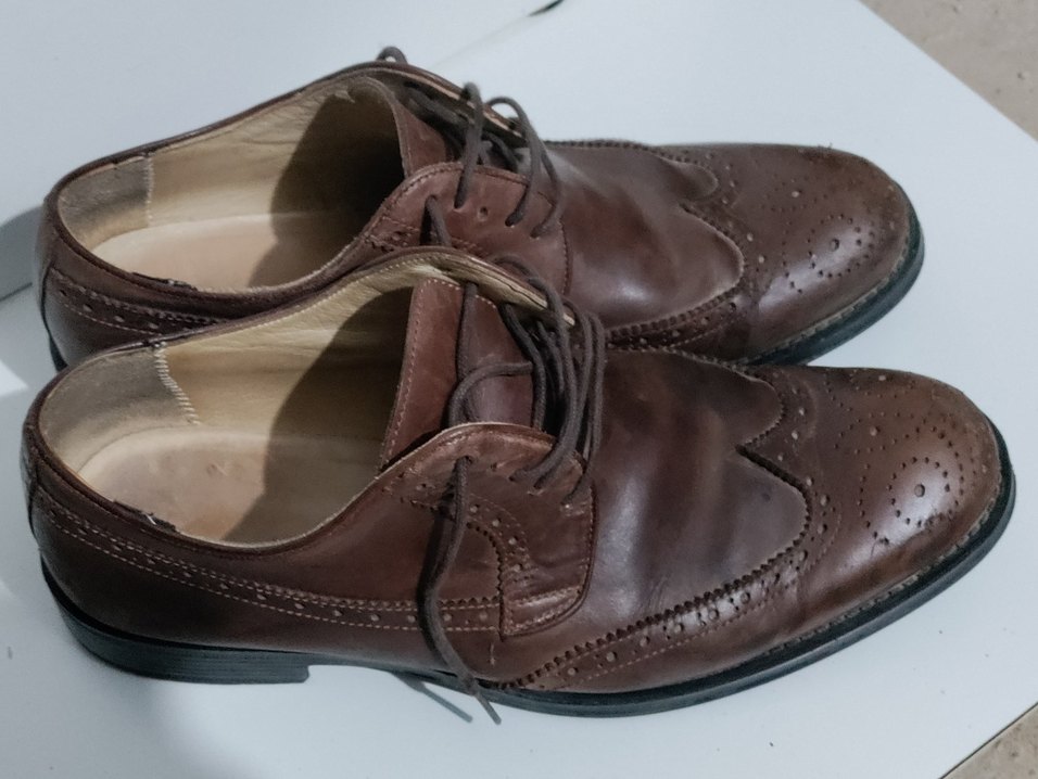 Klasik Kahverengi Deri Erkek Ayakkabısı - Görsel 4