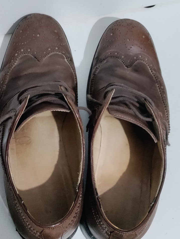 Klasik Kahverengi Deri Erkek Ayakkabısı - Görsel 5