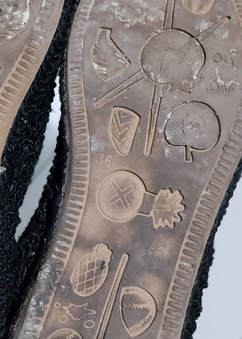 Kadın Siyah Örgü Dolgu Topuk yazlık bayan ayakkabı - Görsel 5