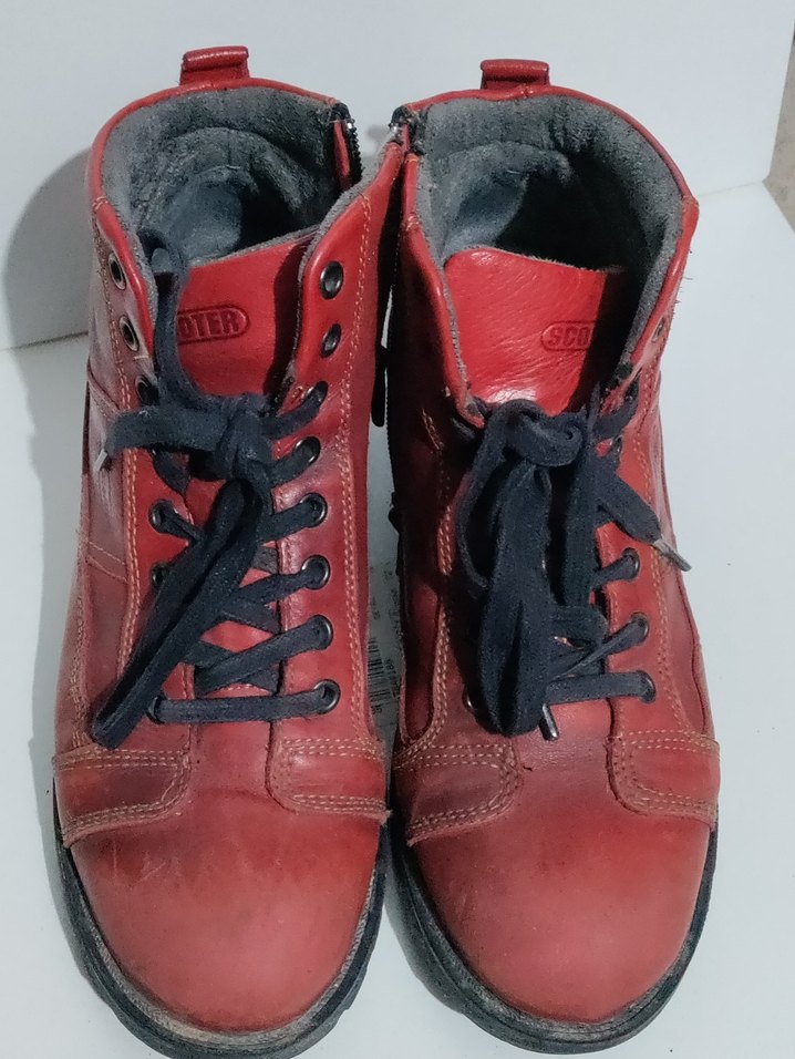 Scooter marka orjinal deri, hatasız bot. - Görsel 2