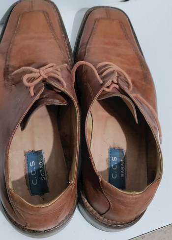 Kahverengi Parlak Deri Klasik Erkek Ayakkabı - Görsel 3