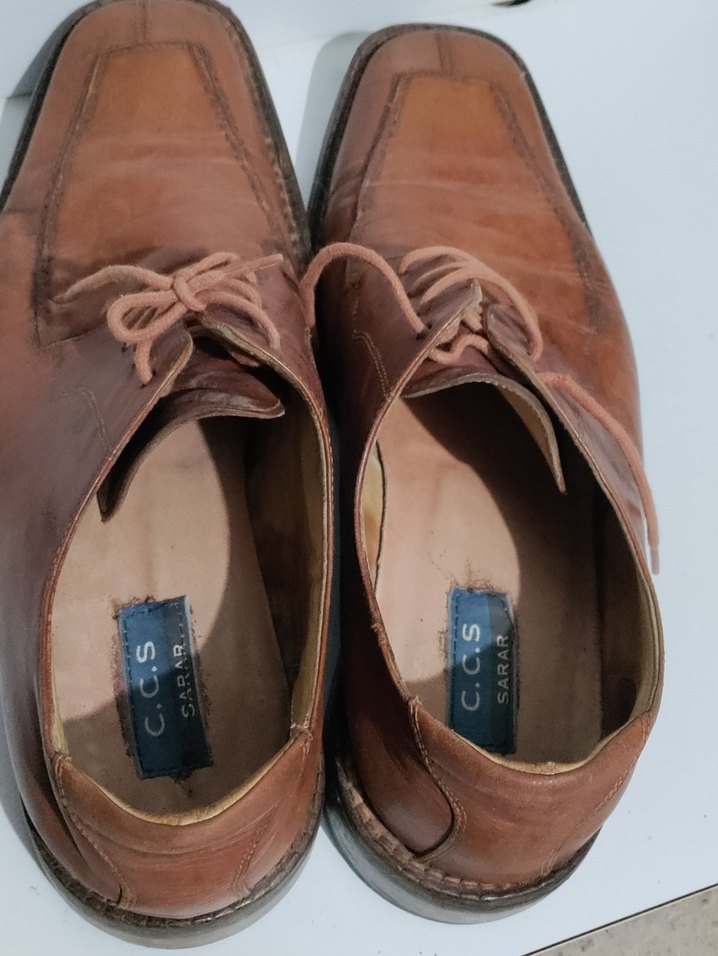 Kahverengi Parlak Deri Klasik Erkek Ayakkabı - Görsel 3