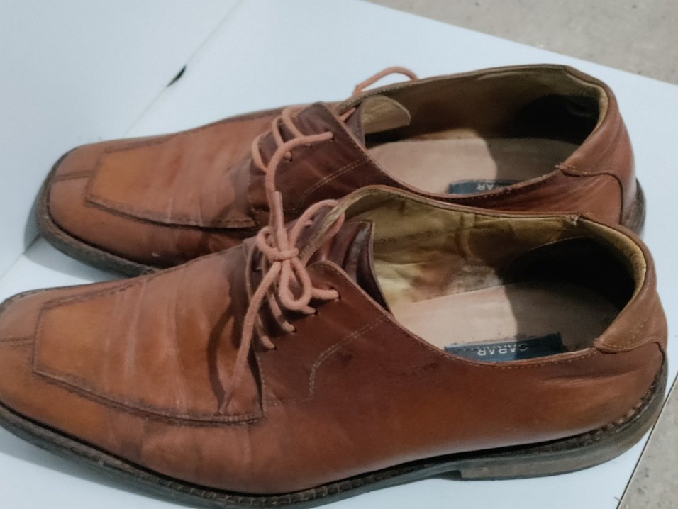 Kahverengi Parlak Deri Klasik Erkek Ayakkabı - Görsel 4