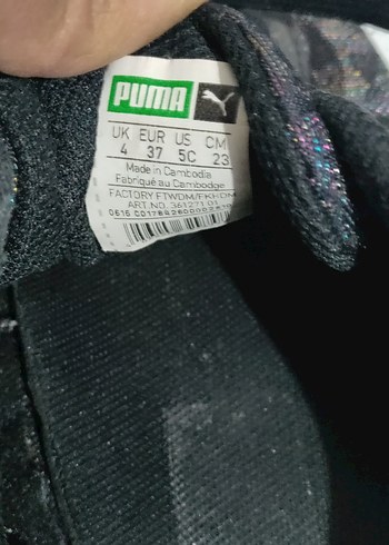 Orjinal PUMA marka deri Kadın Spor Ayakkabı - Görsel 5