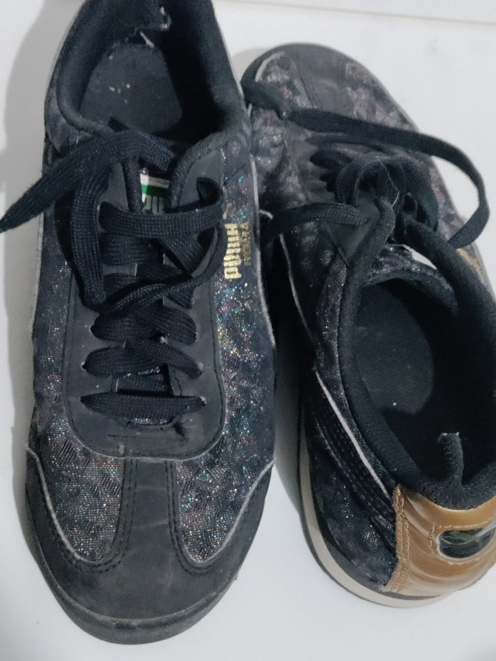 Orjinal PUMA marka deri Kadın Spor Ayakkabı - Görsel 3