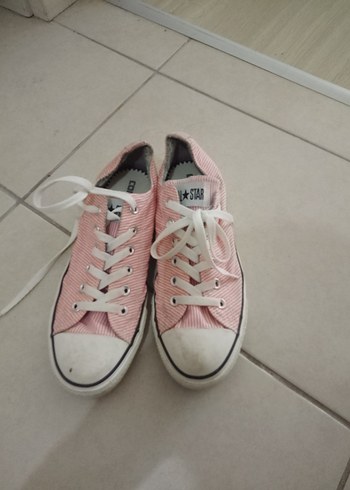 Pembe Bağcıklı Kadın Spor Ayakkabı - Görsel 2