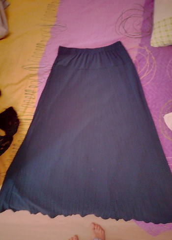 yesil Pilili Uzun Bohem Etek - Görsel 2