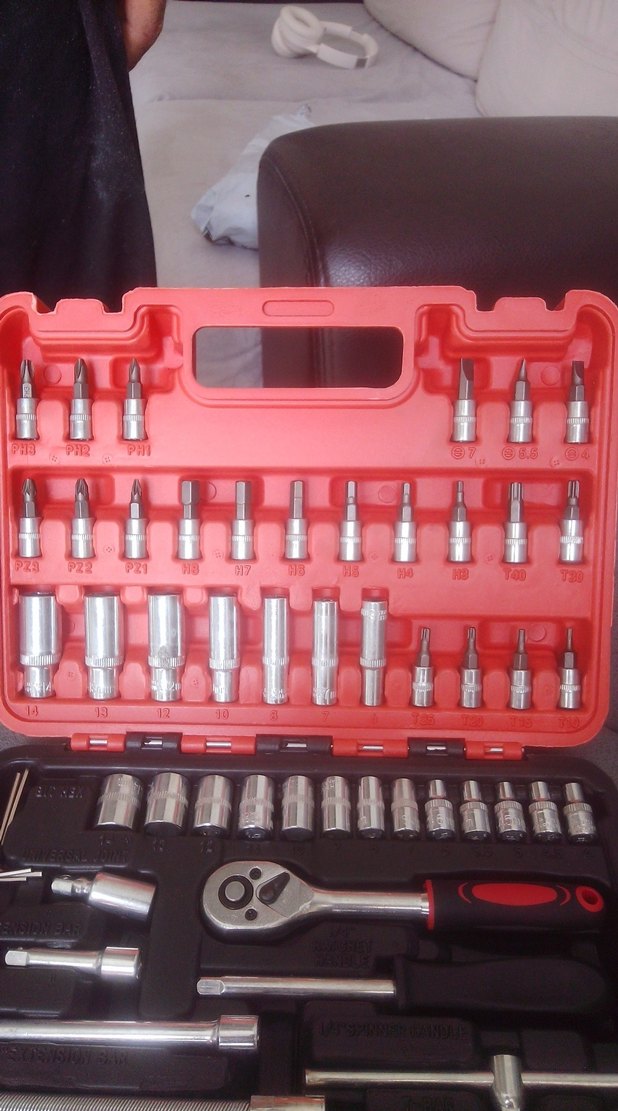 Renkli Tornavida ve Lokma Anahtarı Seti 53 parca - Görsel 3