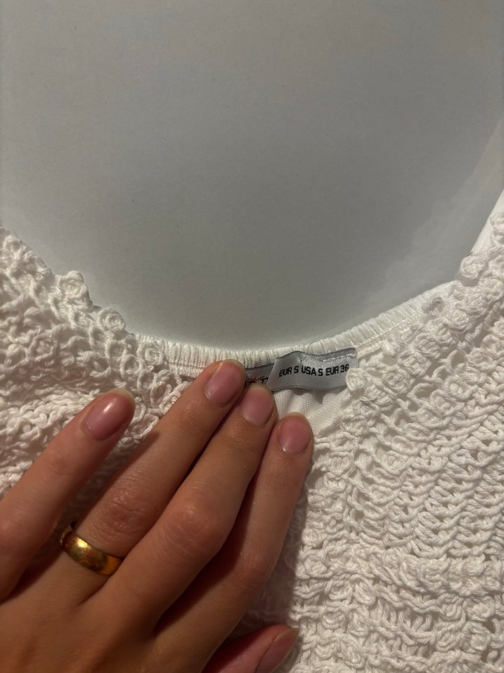 Beyaz Nakışlı Bohem  Elbise - Görsel 4