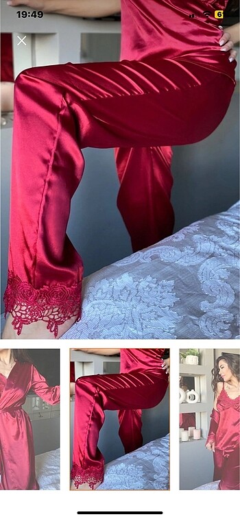 Diğer Saten 5li pijama takımı
