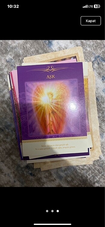  TAROT MELEK KARTLARI