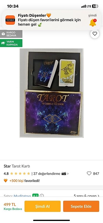  KLASİK TAROT KARTLARI
