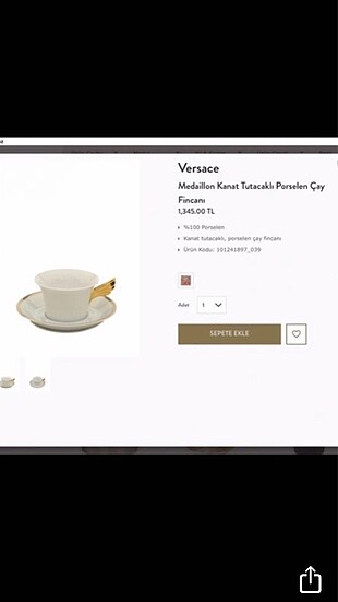 Versace Melek Kanatlı fincan
