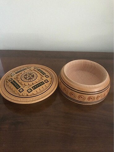 Ahşap el yapımı bonboniyer kutu-12,5