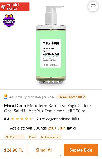 diğer Beden Maruderm purıfyıng yüz temizleyici