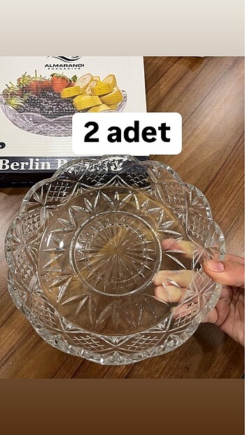 2 adet salata kasesı