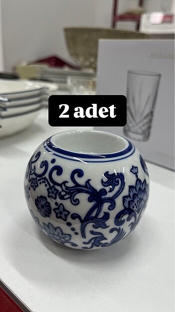 2 adet blue blance mumluk