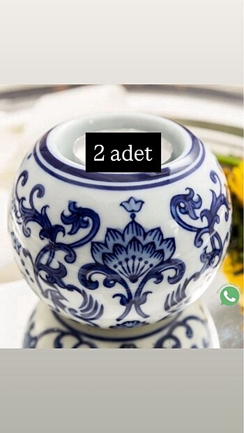 2 adet blue blance mumluk