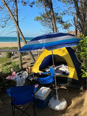  Beden mavi Renk #çadır #yatak #masa #sandeliye #piknik #buzdolap #şemsiye #kamp