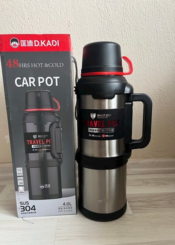 Gri Aile Termos Şişesi - Görsel 2