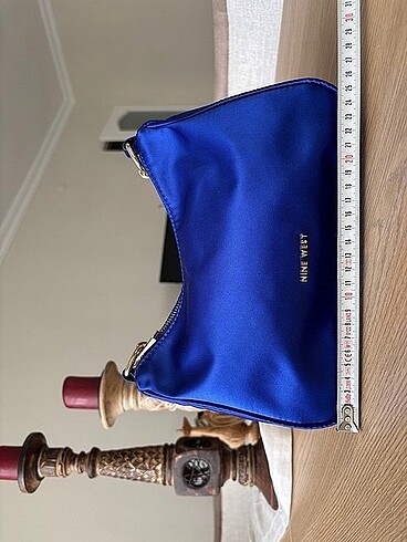 Beden lacivert Renk Nine west saten gece mavisi abiye çanta