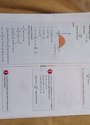 Orjinal türev trigo integral 