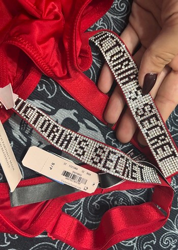 Victorias secret tease taşlı retro saten - Görsel 8