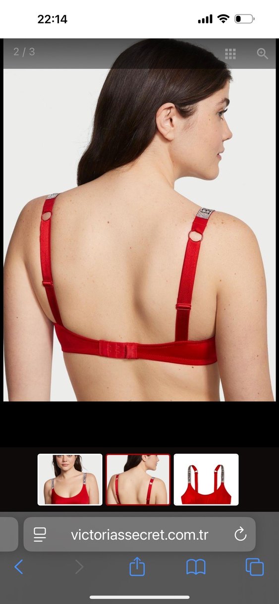 Victorias secret tease taşlı retro saten - Görsel 3