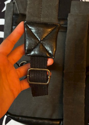 Vintage retro tasarım grunge pilot çant - Görsel 4