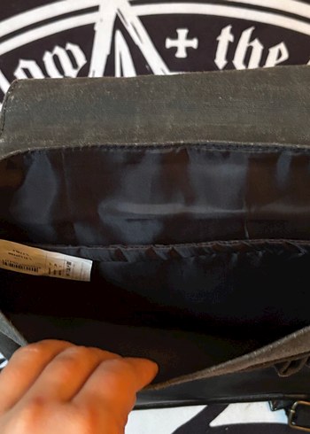 Vintage retro tasarım grunge pilot çant - Görsel 6