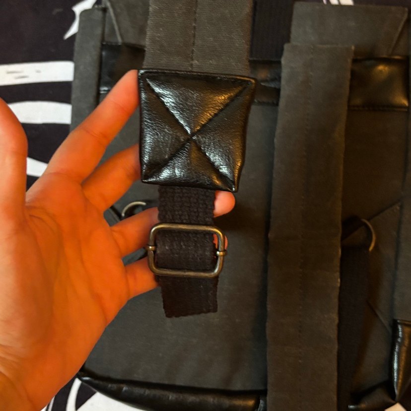 Vintage retro tasarım grunge pilot çant - Görsel 4