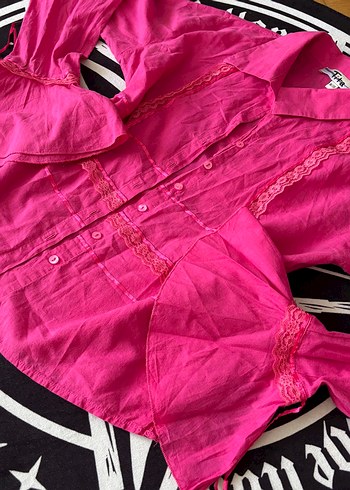 Vintage y2k lolita coquette hot pink - Görsel 5