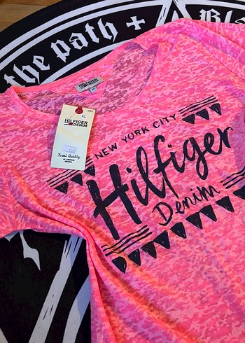 Vintage 2000ler y2k neon tommy bluz - Görsel 3