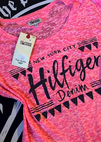 Vintage 2000ler y2k neon tommy bluz - Görsel 2